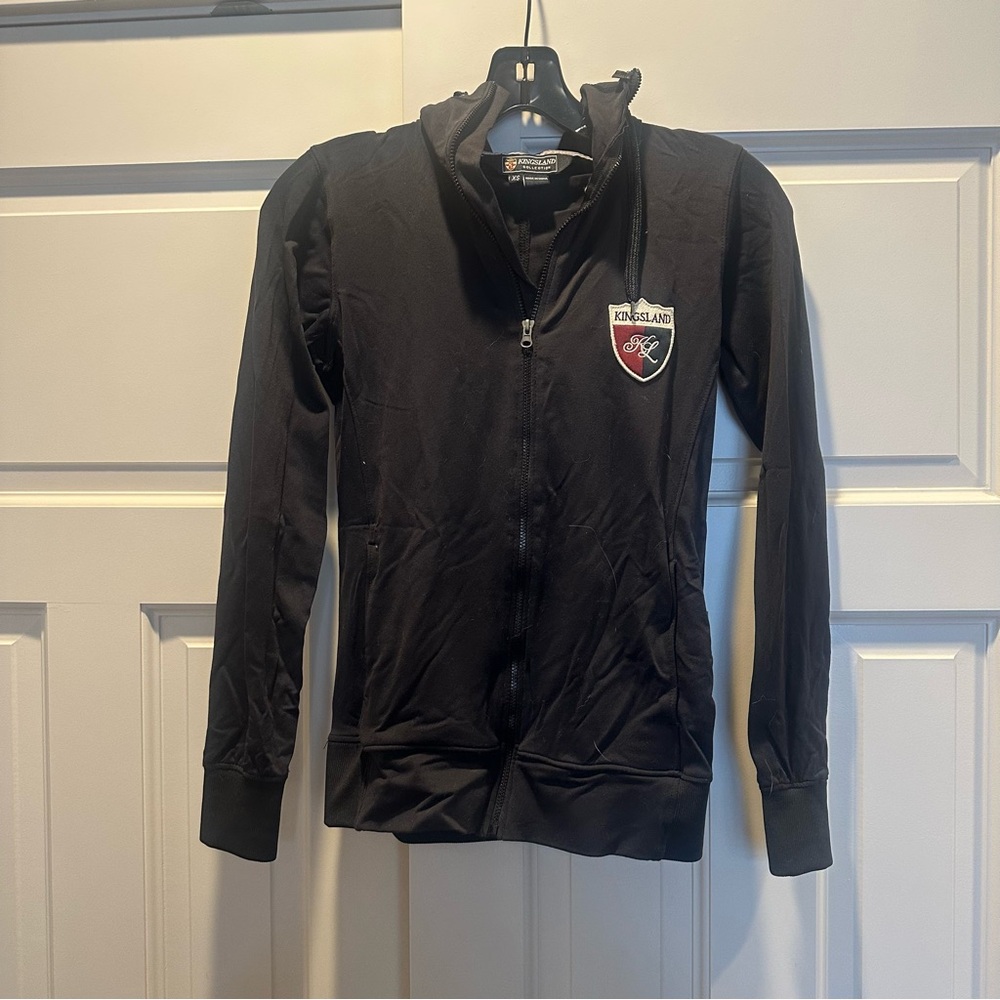 Kingsland Equestrian Black Zip Hoodie XS